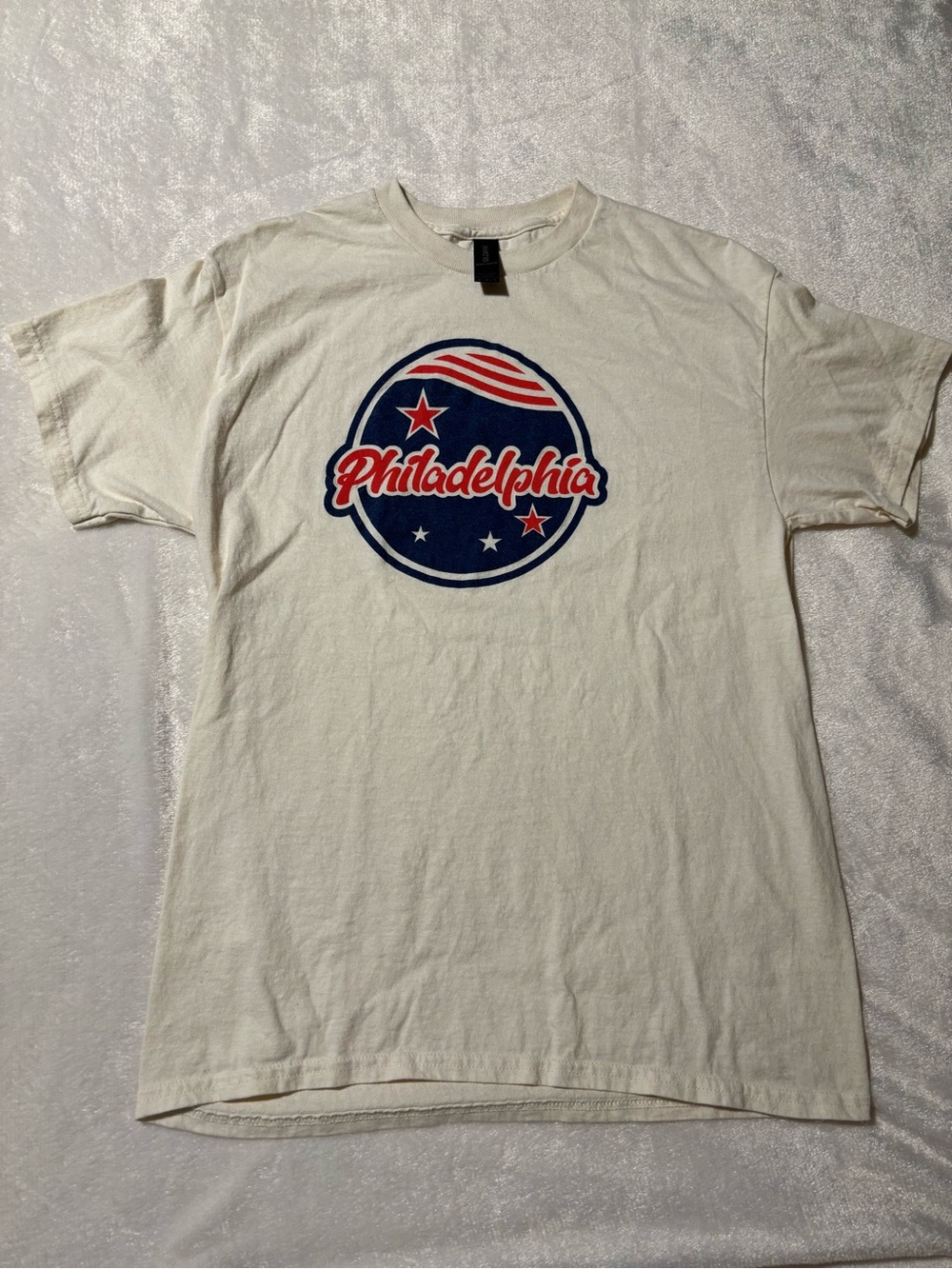 Philadelphia Graphic Crew Neck T-Shirt - White